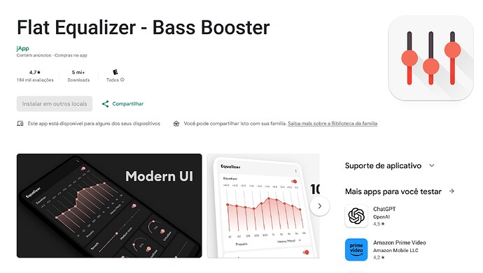 Flat Equalizer - Bass Booster